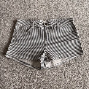 Striped sailor mini shorts